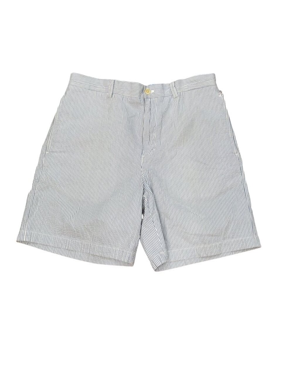 Vineyard Vines Blue White Seersuckerโ 8" Golf Shorts Size 32 Preppy Summer